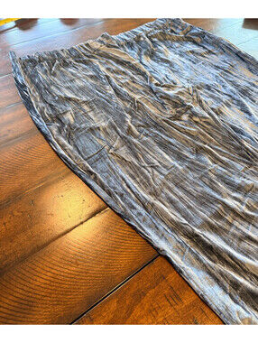 Isaac Mizrahi Live Crushed Velvet Pull On Pants Gray Stretch Plus Size 4X